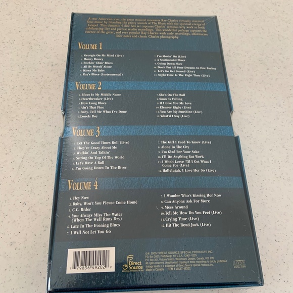 New Ray Charles Vintage Vaults Set of Four CDs - Picture 3 of 4